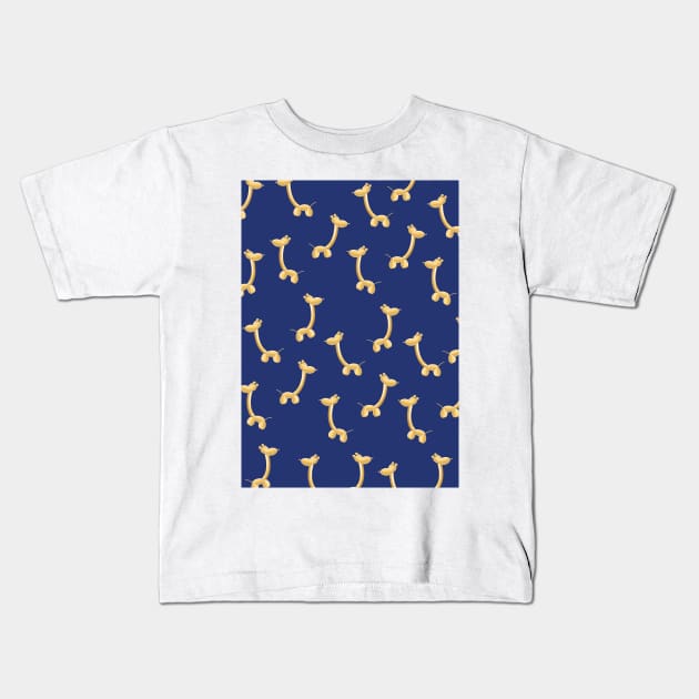 Balloon animal pattern Kids T-Shirt by nickemporium1